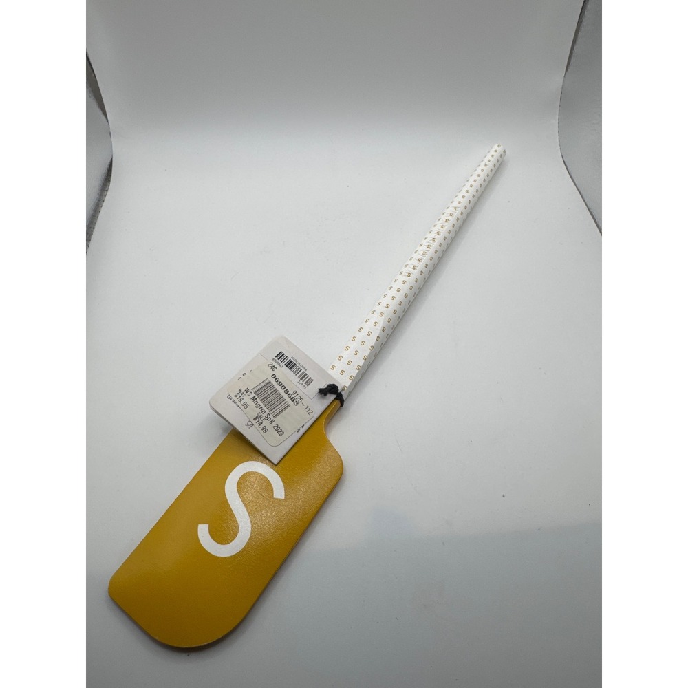 Williams Sonoma Flex-Core Monogram Spatula Letter S Yellow Gold 06908663 NEW